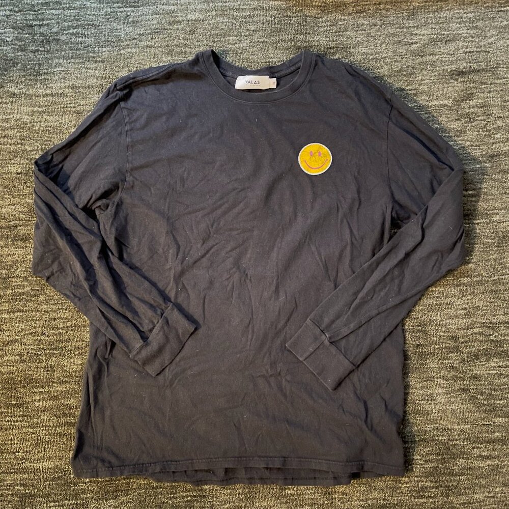 Valas Los Angeles Smiley Face Long Sleeve Shirt - Picture 4 of 6